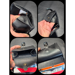 Snake Leather Wallet with Coin Purse Handcrafted Spain | Tabarez
